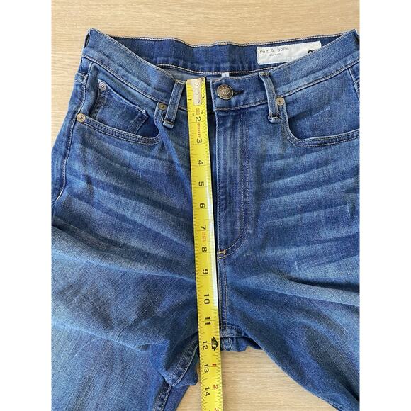 Rag & Bone Sofie High Rise Ankle Ultra Wide Leg Jeans 27 Kayden Retro Preppy - Picture 9 of 14